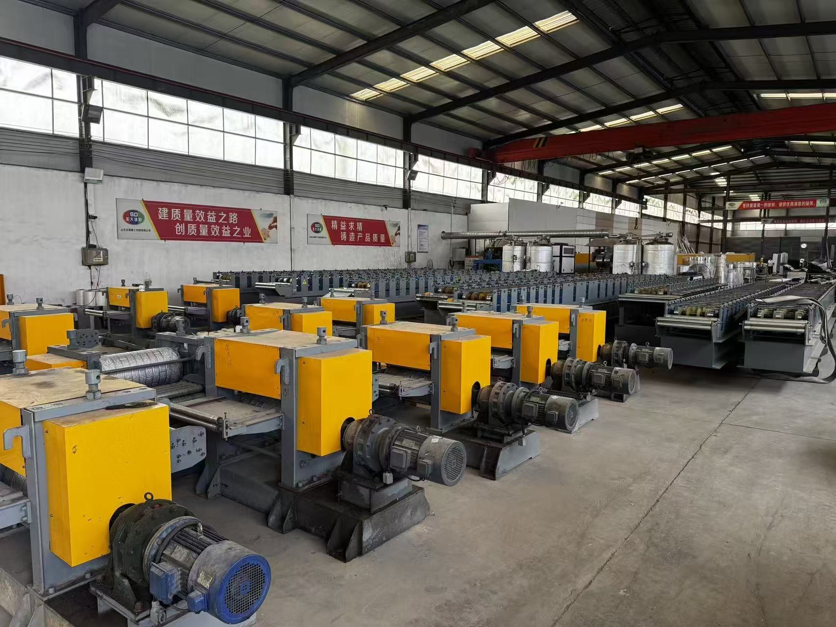 TopPeak wall panel production workshop and forming lines